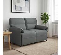vidaXL Canapé 100% polyester, cadre en métal, MDF, Contreplaqué