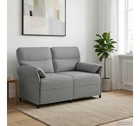 vidaXL Canapé 100% polyester, cadre en métal, MDF, Contreplaqué