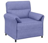 vidaXL Canapé 100 % polyester, cadre en métal, MDF, contreplaqué, salon, canapé rectangulaire, meuble moderne, tissu confortable, cadre robuste, canapé indéchirable