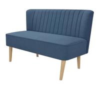 Vidaxl Canapé 117 X 55,5 X 77 Cm Tissu Bleu Bleu