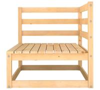 Vidaxl Canapé 2 Places De Jardin Avec Coussins Bois De Pin Massif