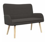 vidaXL Canapé 2 places gris foncé 115 x 61 x 87 cm Bouclé, salon, design rectangulaire moderne pour grands espaces, confort et détente, parfait pour les réunions en 2023