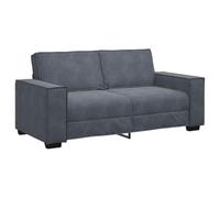vidaXL Canapé 2 Places Gris foncé 180 x 78 x 84 cm Velours