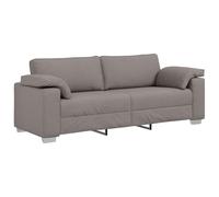 vidaXL Canapé 3 Places en Taupe, Un siège Hyper Confortable et résistant en Tissu pour Le Salon. C’est Un mobilier élégant pour Chiller, avec Un Style Moderne et Facile à Entretenir.
