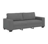 vidaXL Canapé à 3 places 180 cm – tissu gris foncé