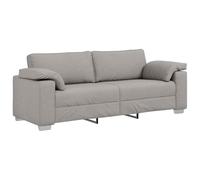 Canapé 3 Places Vidaxl Gris Nuage 178 Cm En Tissu