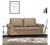 Vidaxl Canapé À 2 Places Cappuccino 120 Cm Similicuir