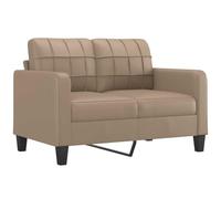 vidaXL Canapé à 2 places Cappuccino 120 cm Similicuir, canapé, canapé rembourré, siège de salon, causeuse, canapé de salon, 359116