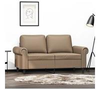 Vidaxl Canapé À 2 Places Cappuccino 120 Cm Similicuir