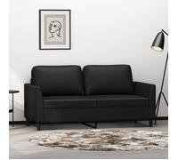 vidaXL Canapé à 2 Places, Causeuse avec Accoudoirs, Siège avec Dossier Rembourré, Meuble de Salon Salle de Séjour, Moderne, 359333