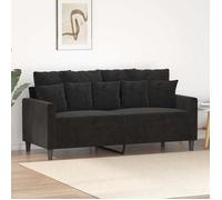 vidaXL Canapé à 2 Places, Causeuse avec Accoudoirs, Siège avec Dossier Rembourré, Meuble de Salon Salle de Séjour, Moderne, 359308