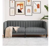 vidaXL Canapé à 2 Places, Chaise de Relaxation avec Accoudoirs et Dossier, Siège avec Pieds, Fauteuil TV de Salon, Moderne, 372605