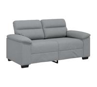 vidaXL Canapé à 2 Places Gris Clair 120 cm Tissu, canapé, canapé 2 Places, canapé en Tissu, Divan, canapé Deux Places, canapé 2 Places en Tissu