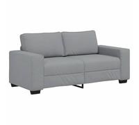 vidaXL Canapé 2 places 4105166 – Tissu gris clair 180×77×82 cm
