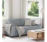 vidaXL Canapé 2 places 4105166 – Tissu gris clair 180×77×82 cm