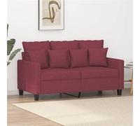 vidaXL Canapé à 2 Places, Causeuse avec Oreillers, Siège avec Accoudoirs et Dossier Rembourrés, Meuble de Salon, Moderne, Rouge Bordeaux Tissu Rouge https://www.fnac.com/mp49561091/vidaXL-Canape-a-2-places-Rouge-bordeaux-120-cm-Tissu/w-4?oref=9ce6c080-3c20-87d8-a16c-a110e779dbb7