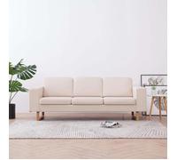 vidaXL Canapé à 3 places Banquette Sofa de Salon Causeuse Meuble de Salon Mobilier de Salon Maison Salle de Séjour Intérieur 281382