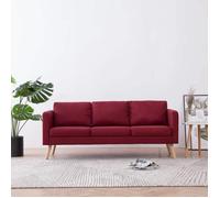 vidaXL Canapé à 3 Places Banquette Sofa de Salon Causeuse Meuble de Salon Mobilier de Salon Maison Salle de Séjour Intérieur 281364