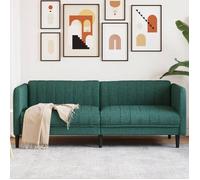 vidaXL Canapé à 3 Places, Chaise de Relaxation avec Accoudoirs et Dossier, Siège avec Pieds, Fauteuil TV de Salon, Moderne, 372617