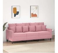 vidaXL Canapé à 3 Places Chaise de Relaxation Siège avec Dossier et Accoudoirs Meuble Salon Salle de Séjour Moderne 359316