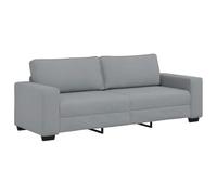 Vidaxl Canapé À 3 Places Gris Clair 180 Cm Tissu Gris