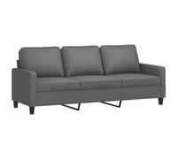 vidaXL Canapé à 3 Places Gris foncé 180 cm Tissu, canapé, canapé de Salon, canapé à Trois Places, canapé rembourré, sièges de Salon, canapé en Tissu