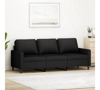 vidaXL Canapé à 3 Places, Siège avec Accoudoirs et Dossier Rembourrés, Meuble de Salon Salle de Séjour Intérieur, Moderne, 359214