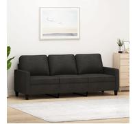 vidaXL Canapé à 3 Places, Siège avec Accoudoirs et Dossier Rembourrés, Meuble de Salon Salle de Séjour Intérieur, Moderne, 359175