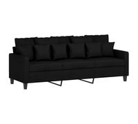 vidaXL Canapé à 3 Places, Siège avec Accoudoirs et Dossier Rembourrés, Meuble de Salon Salle de Séjour Intérieur, Moderne, 359279