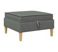 vidaXL Canapé avec rangement Tissu