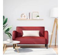 Vidaxl Canapé Causeuse Rouge Bordeaux 110 Cm Similicuir