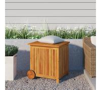 Vidaxl Canapé Central 120x80 Cm Gris Bois De Pin Massif Gris