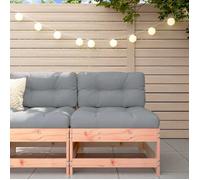Canapé d'angle avec coussins bois de pin solide canapé de jardin vidaXL