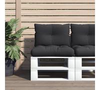 vidaXL Canapé Central de Jardin, Siège avec Dossier, Meuble de Terrasse Patio Arrière-cour Balcon Extérieur, Gris Bois de 825704
