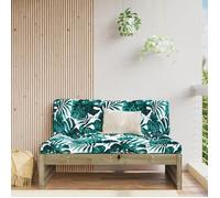 vidaXL Canapé Central de Jardin, Siège avec Dossier, Meuble de Terrasse Patio Arrière-cour Balcon Extérieur, Marron Bois de 825750