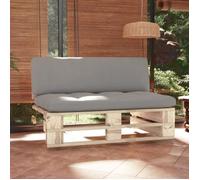 vidaXL Canapé Central Palette de Jardin Canapé Central de Patio Canapé d'Extérieur Meuble de Terrasse Salon Intérieur Bois de Pin Imprégné