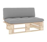 vidaXL Canapé Central Palette de Jardin Canapé Central de Patio Canapé d'Extérieur Meuble de Terrasse Salon Intérieur Bois de Pin Imprégné