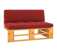 Pin Imprégné de Marron Miel Canapé Central Palette de Jardin Salon vidaXL