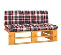 Vidaxl Canap¿¿ Central Palette De Jardin Marron Miel Bois Pin Impr¿¿Gn¿¿ Marron