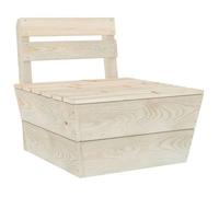 Vidaxl Canapé Central Sectionnel Palette Bois D'épicéa Imprégné