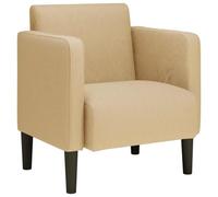 vidaXL Canapé-Chaise accoudoirs Gris-Vert 54 cm Tissu Velours côtelé, canapé Simple, canapé Confort, Fauteuil TV, canapé, siège de canapé
