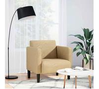 vidaXL Canapé-chaise accoudoirs gris-vert 54 cm tissu velours côtelé, canapé simple, canapé confort, fauteuil TV 4100519