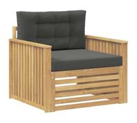 vidaXL Canapé d’extérieur Polyester Blanc, Mobilier de Jardin, canapé Moderne, Set sectionnel, détente en Patio, Confort sur la terrasse