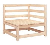 vidaXL Canapé d'angle de Jardin, Siège avec Dossier, Meuble de Terrasse Patio Arrière-Cour Extérieur, 70x70x67 cm Bois de Pin Massif