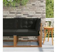 Vidaxl Canapé D'angle Extérieur Bois D'acacia Massif Naturel