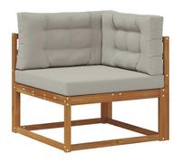 Vidaxl Canapé D'angle Extérieur Bois D'acacia Massif Naturel