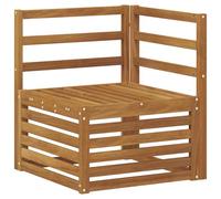 vidaXL Canapé d'angle extérieur Bois d'acacia massif naturel - modulable - 63x63x73 cm