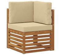 Vidaxl Canapé D'angle Extérieur Bois D'acacia Massif Naturel