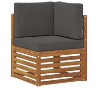 Vidaxl Canapé D'angle Extérieur Bois D'acacia Massif Naturel