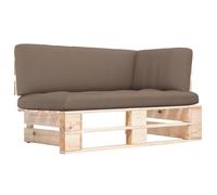 Vidaxl Canap¿¿ D'angle Palette De Jardin Bois De Pin Impr¿¿Gn¿¿
